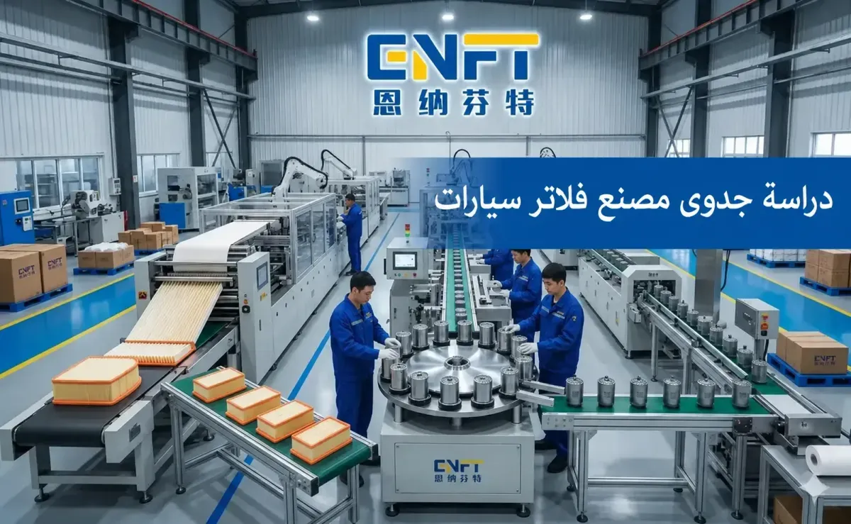 دراسة جدوى مصنع فلاتر سيارات: التكاليف والمعدات والأرباح وخطوات بدء المشروع