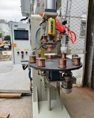 DTNE-280 Screw-Sealing Plate Spot Welding Machine Full-Automatic Loading, Unloading, Welding & Sealing Glue Coating Production Line 1